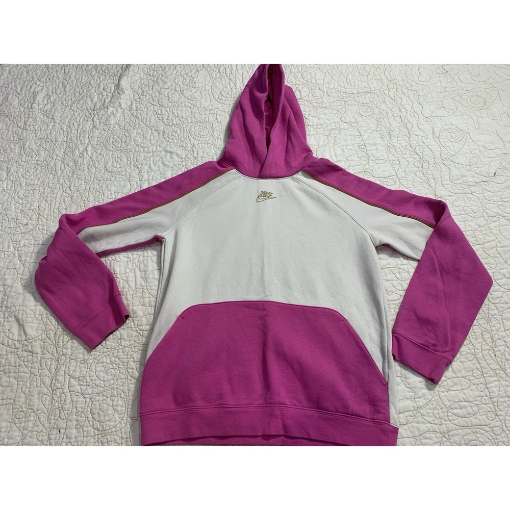 Nike Amplify Therma Fit Hoodie Purple White Youth Size XL
